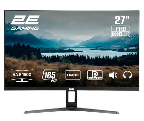 2E Gaming Монітор 27" R2723BV HDMI, DP, VA, 165Hz, 6ms, CURVED, FreeSync 2E-R2723BV-01.UA фото