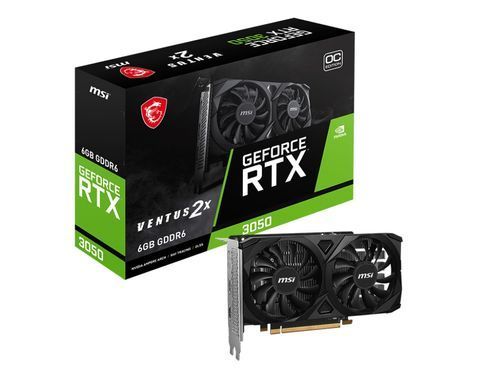 MSI Відеокарта GeForce RTX 3050 6GB GDDR6 VENTUS 2X E OC 912-V812-056 фото