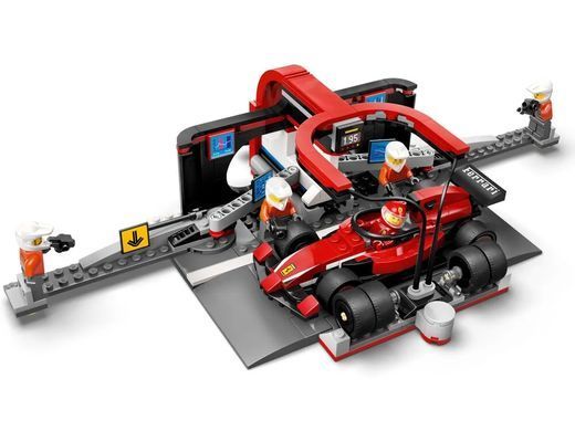 LEGO Конструктор LEGO City Піт-стоп і піт-екіпаж F1 з болідом Ferrari 60443 фото