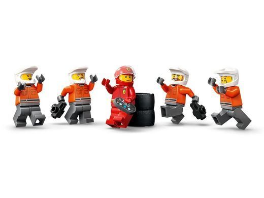 LEGO Конструктор LEGO City Піт-стоп і піт-екіпаж F1 з болідом Ferrari 60443 фото