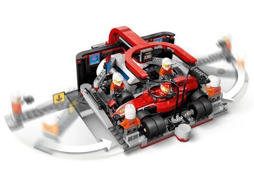 LEGO Конструктор LEGO City Піт-стоп і піт-екіпаж F1 з болідом Ferrari 60443 фото