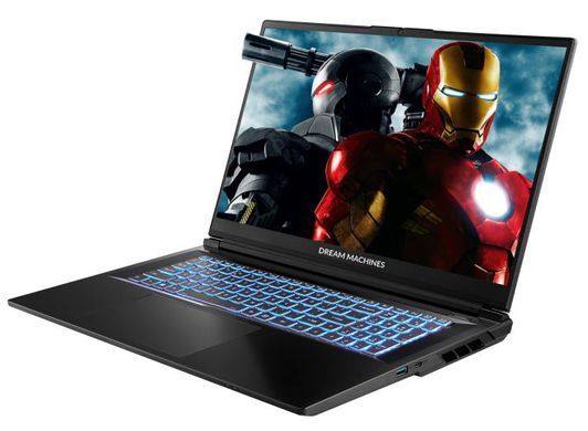 Dream Machines Ноутбук RG5060-17 17.3FHD IPS, Intel i9-14900HX, 32GB, F1TB, NVD5060-8, DOS, чорний RG5060-17UA21 фото