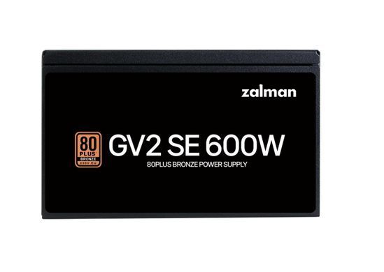 Zalman Блок питания GV2SE (600W) 88%, 80+ Bronze, 120мм, 1xMB 24pin(20+4), 1xCPU(4pin+ 8pin), 4xMolex, 6xSATA, 2xPCIe 8pin(6+2) ZM600-GV2SE фото