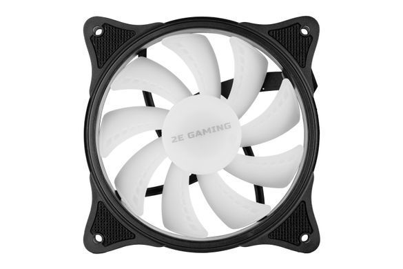 2E Gaming Корпусний вентилятор F120IR-ARGB, 120мм, 1200rpm, 3pin, 3pin +5VARGB, 25.3dBa, чорний 2E-F120IR-ARGB фото