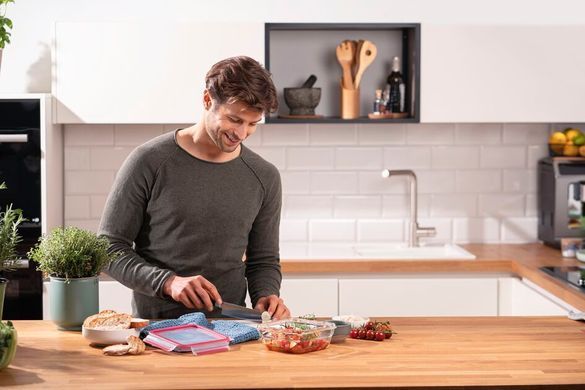 Tefal Форма универсальная с крышкой MASTERSEAL GLASS 800 мл стекло N1041410 фото