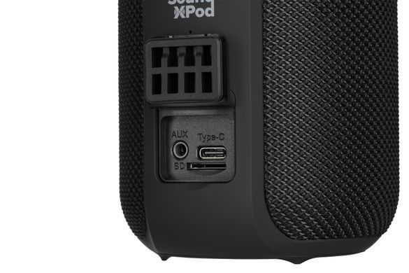 2E Акустична система SoundXPod TWS, MP3, Wireless, Waterproof Black 2E-BSSXPWBK фото