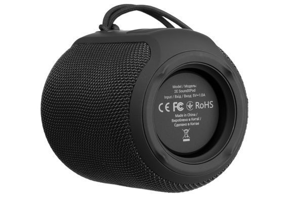 2E Акустична система SoundXPod TWS, MP3, Wireless, Waterproof Black 2E-BSSXPWBK фото