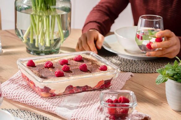 Tefal Форма универсальная с крышкой MASTERSEAL GLASS 800 мл стекло N1041410 фото