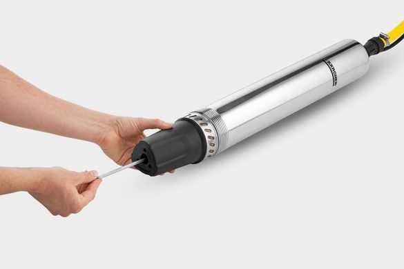 Karcher Насос скважинный ВР 6 Deep Well, 1000 Вт, 5000 л/г, 55 м, 5.5 бар, 27 м, 150 мм, 35 &deg;C, G1, 8.05 кг 1.645-422.0 фото