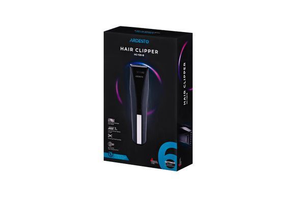 ARDESTO Машинка для стрижки HC-Y20-B, сеть+акум., насадок-2, сталь, черный HC-Y20-B фото