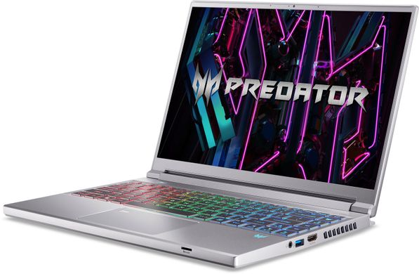 Acer Ноутбук Predator Triton 14 PT14-51 14" WQXGA IPS, Intel i7-13700H, 32GB, F1TB, NVD4050-6, Lin, сріблястий NH.QLNEU.001 фото