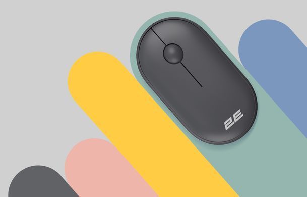 Мышь 2E MF300 Silent WL BT Graphite black 2E-MF300WBK фото