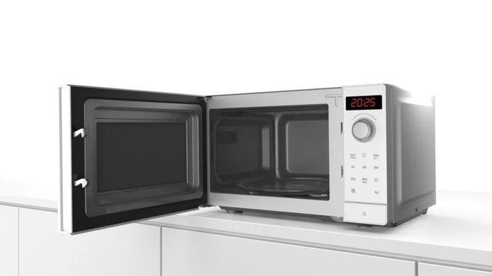 Bosch Мікрохвильова піч, 20л, ел. управл., 800Вт, білий FFL023MW0 фото