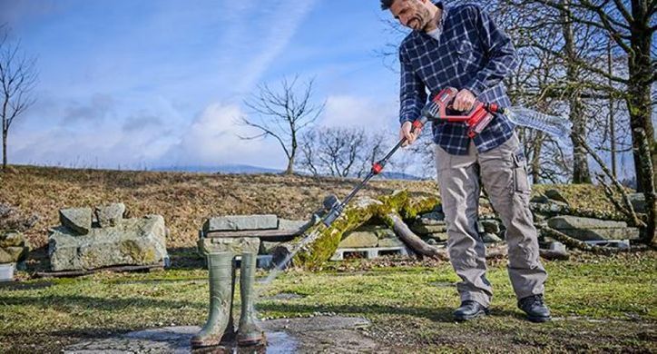 Einhell Мойка аккумуляторная HYPRESSO 18/24-1 Li - Solo, PXC, 18В, до 24 бар, 240 л/мин, самовсасывание, 2.1 кг (без АКБ и ЗУ) 4140135 фото