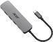 Acer Хаб 5in1 USB-С > 3xUSB-A3.0/HDMI/USB-C, 0.15м, сірий 1 - магазин Coolbaba Toys
