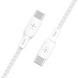 Belkin Кабель заряджання/синхронізації USB-С > USB-С 3м, 100Вт, плетений, білий 5 - магазин Coolbaba Toys