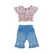 Одежда для куклы BABY BORN - ЦВЕТОЧНЫЙ ДЖИНС (43 cm) 1 - магазин Coolbaba Toys
