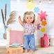 Одежда для куклы BABY BORN - ЦВЕТОЧНЫЙ ДЖИНС (43 cm) 3 - магазин Coolbaba Toys
