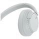 Sony Наушники Over-ear WH-CH720N BT 5.2, ANC, SBC, AAC, Wireless, Mic, Белый 4 - магазин Coolbaba Toys