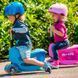 Самокат MICRO серии "Mini2go Deluxe Plus" - РОЗОВЫЙ (до 50 kg, до 20 kg с сидением, 3-х колесный), Розовый