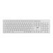 2E Клавіатура мембранна 2E KS260 106key, WL, EN/UK, білий 1 - магазин Coolbaba Toys