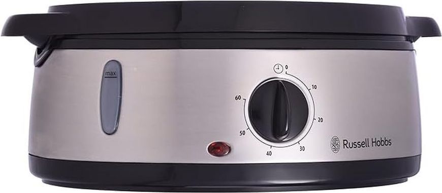 Пароварка Russell Hobbs Cook@Home, 800Вт, механічне керування, пластик, білий 19270-56 фото