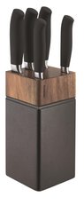 Набір ножів Ardesto Black Mars 6 пр., нержавіюча сталь, бамбуковий блок - купити в інтернет-магазині Coolbaba Toys