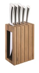 Набір ножів Ardesto Black Mars 6 пр., нержавіюча сталь, дерев'яний блок - купити в інтернет-магазині Coolbaba Toys