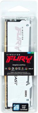 Kingston Пам'ять ПК DDR5 32GB 5200 FURY Beast Білий RGB EXPO KF552C36BWEA-32 фото