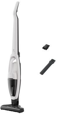 Electrolux Пылесос беспроводный, конт пыль -0.3л, автон. раб. до 45мин, вес-2.65кг, НЕРА, 2в1, турбо-щетка, 2 насадки, белый ES31CB18SH фото