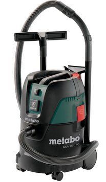 Metabo Пылесос профессиональный ASA 25 L PC, 1250Вт, 210мБар, бак 25л, 6.9кг 602014000 фото