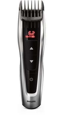 Philips Машинка для стриження Series 9000, акум., роторний мотор, насадок-3, кейс, сталь, чорно-сірий HC9420/15 фото