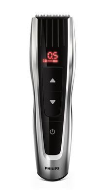 Philips Машинка для стриження Series 9000, акум., роторний мотор, насадок-3, кейс, сталь, чорно-сірий HC9420/15 фото