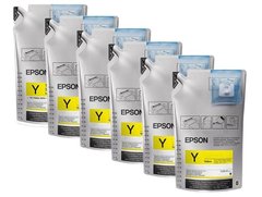 Чорнила Epson для SC-F6300 UltraChrome DS Yellow (1,1Lx6packs) C13T46D440 фото
