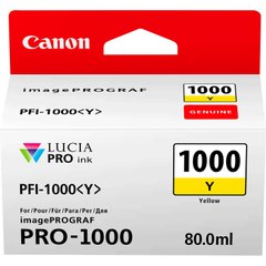 Чорнильниця Canon PFI-1000 imagePROGRAF PRO-1000 Yellow 0549C001 фото