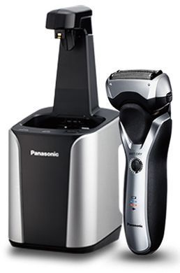Panasonic ES-RTx7[Бритва електр. сеточная , бритв.головок-3, Li-Ion, сух.+влажн., триммер, док-станция , серебр.-черн.] ES-RT87-S520 фото