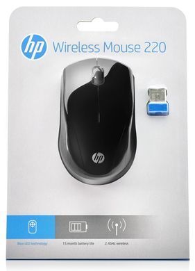 Мышь HP 220 WL Black 3FV66AA фото