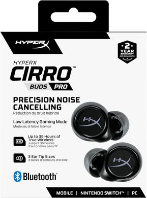 HyperX Гарнітура Cirro Buds Pro TWS WL USB-A Black 727A5AA фото