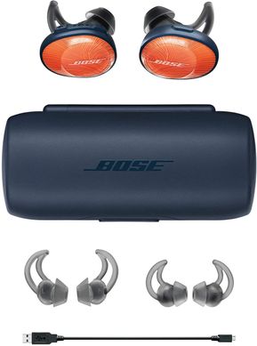 Наушники Bose SoundSport Free Wireless Headphones, Orange/Blue 774373-0030 фото