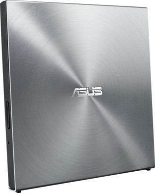 ASUS Привід оптичний портативний ASUS SDRW-08U5S-U DVD+-R/RW burner USB2.0 срібло Retail Box Slim 90DD0112-M29000 фото