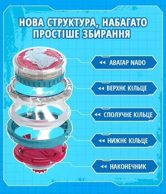 Infinity Nado Дзиґа VI серія Advanced Pack Gold Warrior Phoenix Золотий Воїн Фенікс EU654133 фото