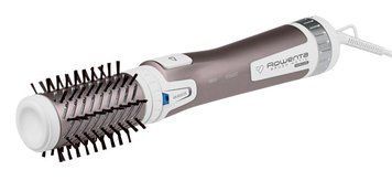 Rowenta Фен-щітка Brush Activ Premium Care, 1000Вт, 2 режими, іоніз-я, хол. обдув, оберт. насадок, кераміка, рожево-білий CF9540F0 фото