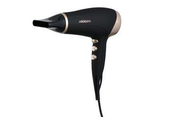 Фен Ardesto Gemini HD-522, 1800-2200Вт, 2 швидкості, 3 темпер. режими , функція Cool Shot, чорний HD-522 фото