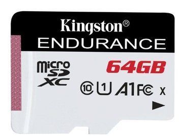Kingston High Endurance microSD[Карта памяти microSD 64GB C10 UHS-I R90/W45MB/s High Endurance] SDCE/64GB фото