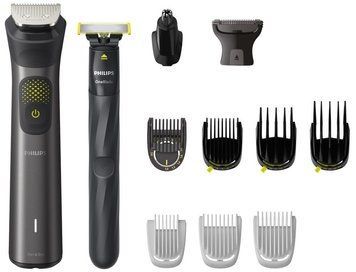 Philips Триммер Series 9000 для бороды, усов,головы, тела, акум., насадок-13, сталь, серый MG9530/15 фото