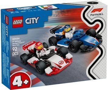 LEGO Конструктор LEGO City Автомобілі для перегонів F1 команд Williams Racing та Haas F1 60464 фото