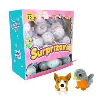 М'яка іграшка-сюрприз в кулі SURPRIZAMALS S12 (12 видів в асорт.) SU03107 фото