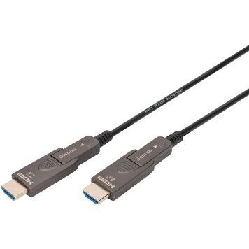 Digitus Кабель DIGITUS HDMI (M/M), 4K, AOC, 10м, чорний AK-330127-100-S фото