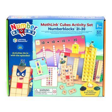 Навчальний ігровий набір LEARNING RESOURCES серії "Numberblocks" - ВЧИМОСЯ РАХУВАТИ 21-30 Mathlink&reg; HM96321-UK фото