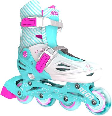 Роликовые коньки Neon Combo Skates Бирюзовый (Размер 34-37) NT10T4 фото